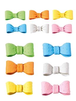 BUY BAKING AND CAKE DECORATIONS ONLINE. SUGAR BOWS 10 X 5CM X 1