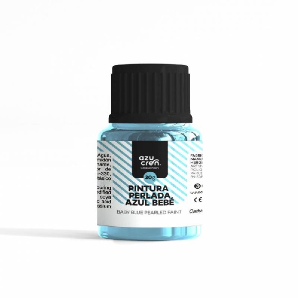 BUY BAKING AND CAKE DECORATIONS ONLINE. BLUE PAINT METALLIC 35ML EDIBL